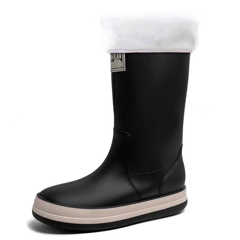 Fashion Rain Boots for Men and Women – High Waterproof Outdoor Wading Shoes - Image 1
